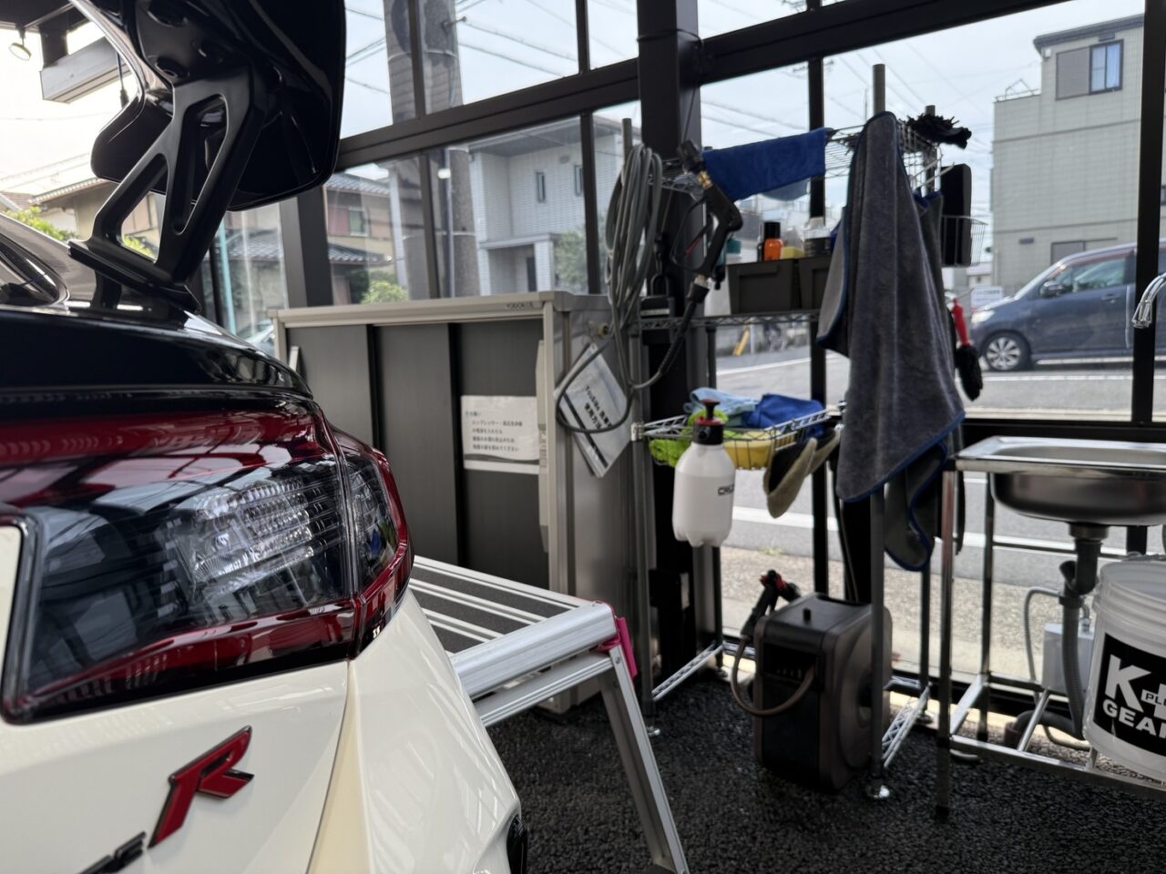 洗車設備写真